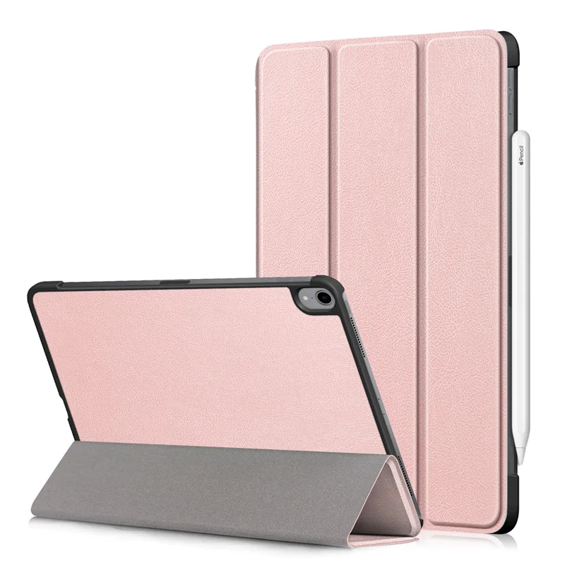 Flip Flower Painted Case for New IPad Pro 11 Release Ultra Slim PU Leather Trifold Stand Cover for IPad Pro 11 Case Fundas