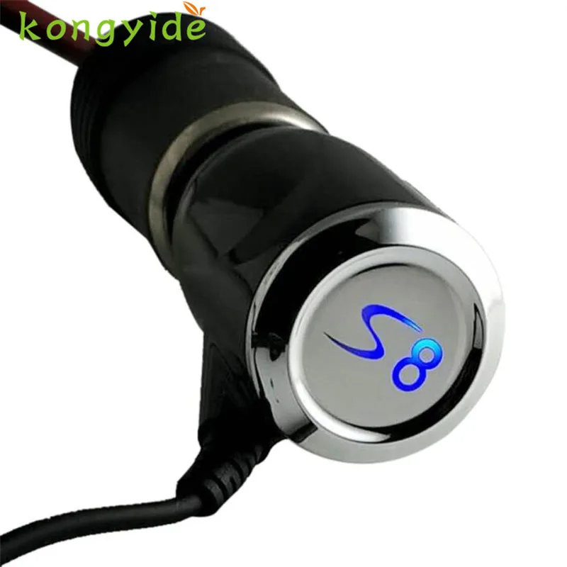 

2018 hot sale car-charger car-styling LED Adaptive Fast Charging Type-C Car Charger for Samsung S8 car-styling