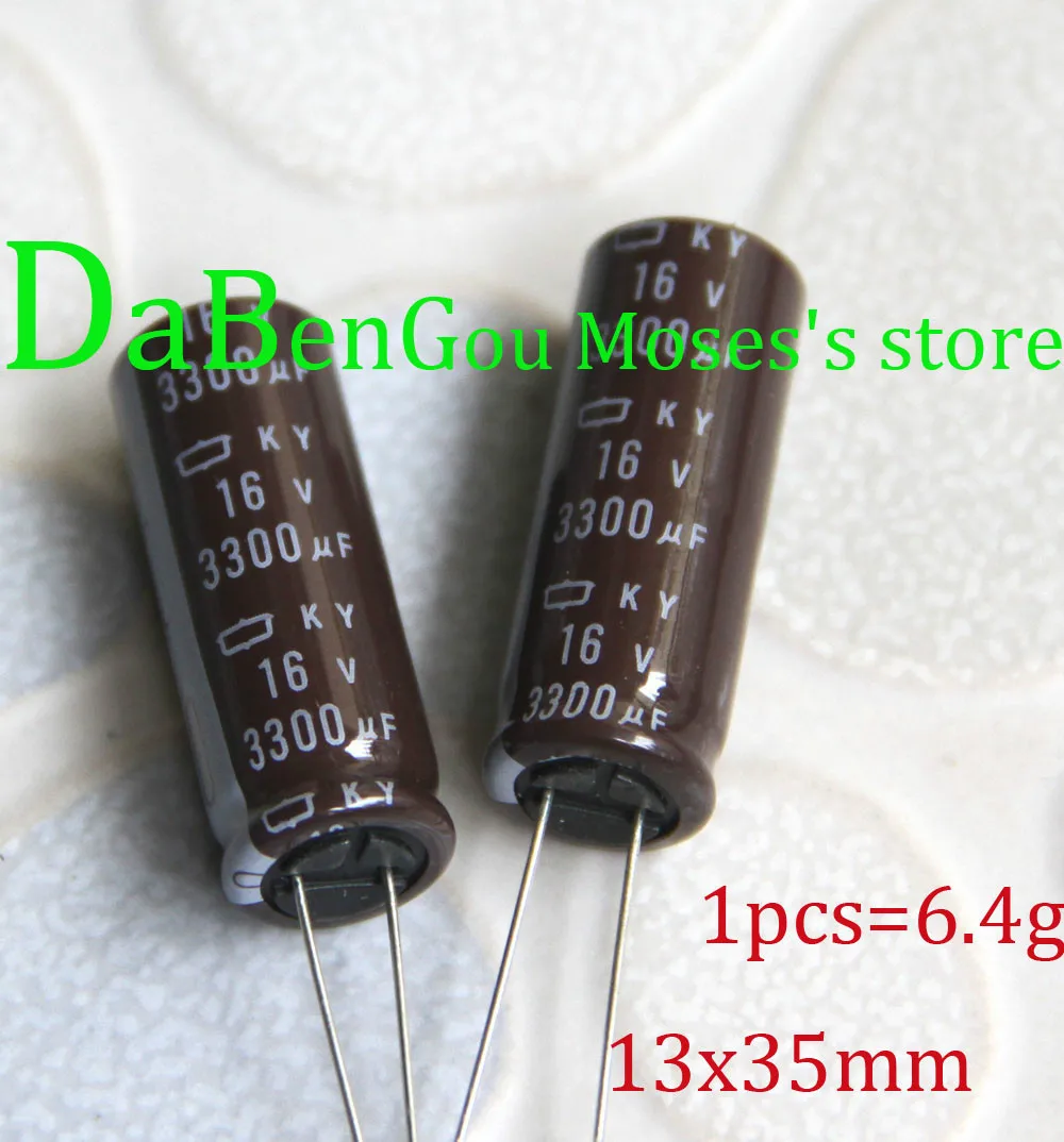 16v 3300uf 100% оригинальный новый NCC электролитический конденсатор емкость радиальная