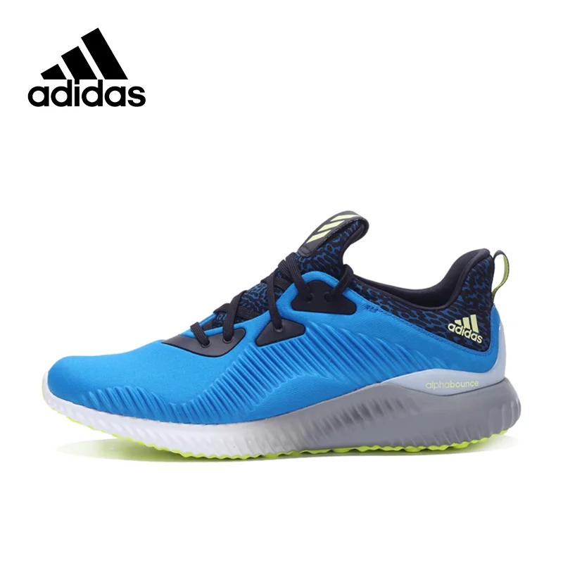 Оригинальный подлинный бренд Adidas Alphabounce для мужчин's кроссовки спортивная обувь дышащая Теннис Классический Спорт Открытый массаж B54187