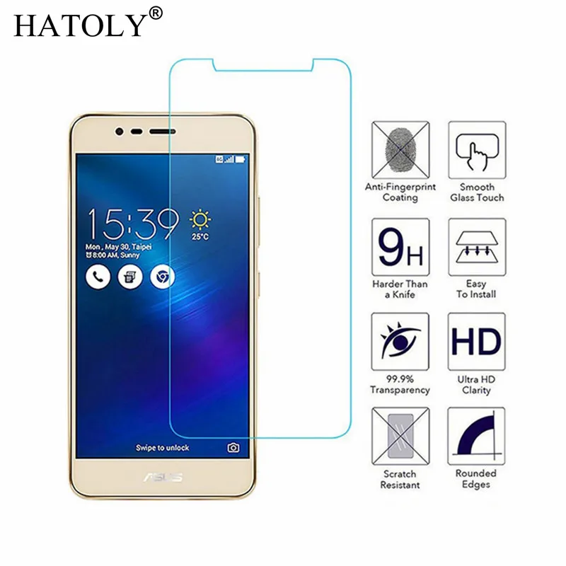 

2Pcs Glass For Asus Zenfone 3 Max ZC520TL Tempered Glass For Asus Zenfone 3 Max Screen Protector Ultra-thin Full Glue Phone Film