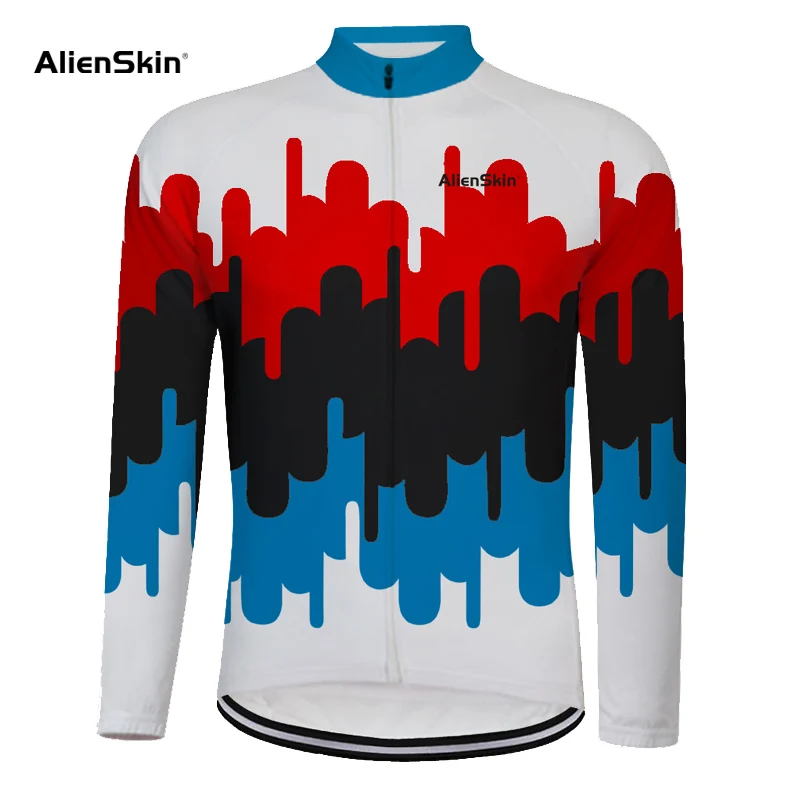 2019 New Men's Ciclismo Cycling Jersey Long Sleeve Autumn Bicycle MTB Road Bike Tops Clothing Wear Maillot Ropa Ciclismo 6563