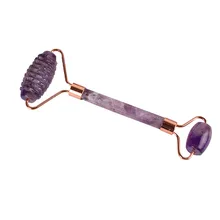 Double Head Natural Rose Quartz Jade Roller Massage Face Lift Tools Real Green Jade Face Roller Amethyst Roller Facial Massager Double Head Natural Rose Quartz Jade Roller Massage Face Lift Tools Real Green Jade Face Roller Amethyst Roller Facial Massager