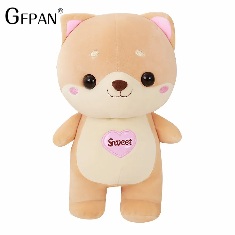

New 40cm High Quality Big Size Lovely Cartoon Animal Soft Plush Toy Stuffed Shiba Inu&Panda&Sheep&Rabbit Doll Birthday Gift