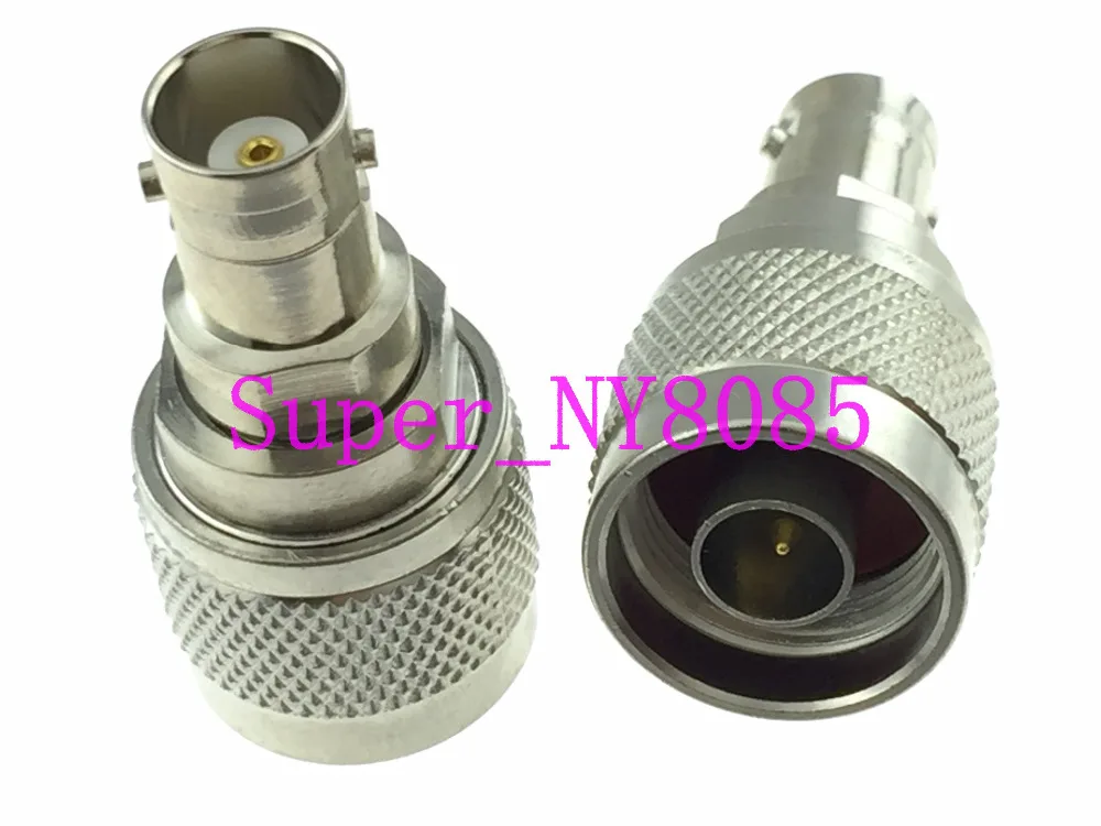 

Adapter N male plug to BNC female jack straight RF COAXIAL