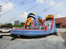 roller coaster inflatable obstacle jumping slide inflatable bounce inflatable slide
