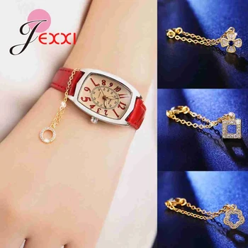 

Trendy New Fashion Flower Shape Pendant Watch Accessories 925 Sterling Silver Korea Style Chain Lover Valentine's Gift