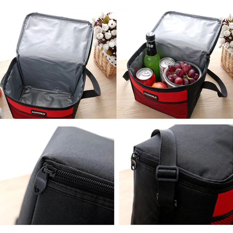 5L Borse da picnic Campeggio all'aperto Multi Borsa per il pranzo per studenti impermeabile Tracolla regolabile Porta pranzo per adulti Donne_voghion.com