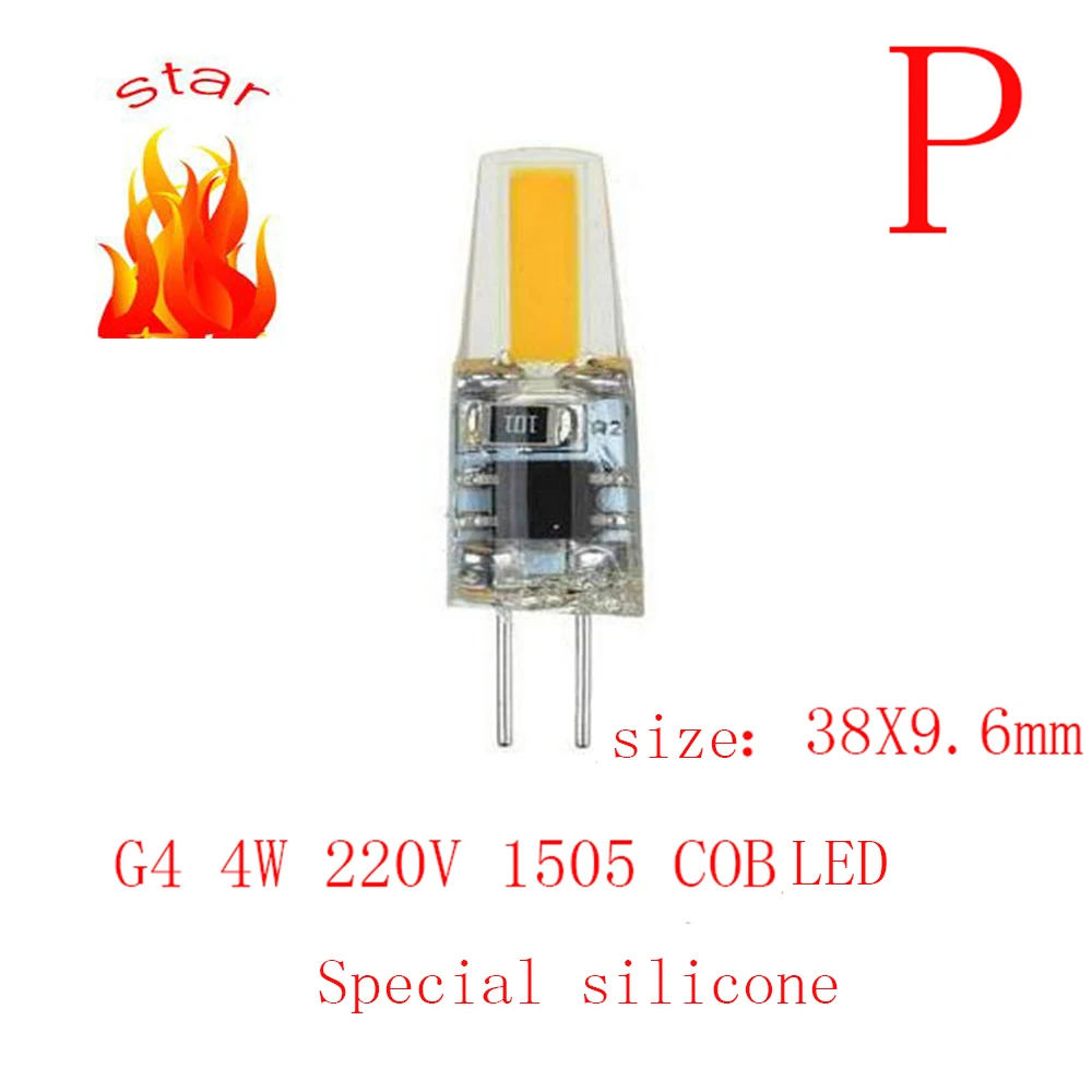 5 шт. 10 20 шт. G4 AC220V 2 Вт 3 Вт 4 Вт 5 Вт 6 Вт 7 Вт 8 Вт светодиодный лампы 3014SMD 2835SMD COB светодиодный замены традиционных галогенных ламп