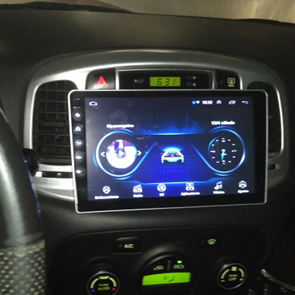 Sale HANG XIAN 9" Quadcore Android 9.1 Car radio for Hyundai Accent 2006-2011 car dvd player GPS navigation car multimedia 5