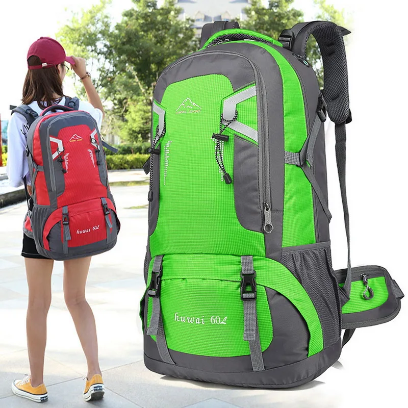 HEFLASHOR 60L40L, мужской рюкзак, mochila, водонепроницаемый рюкзак, рюкзаки для мужчин, Escolar, высокое качество, унисекс, нейлоновые сумки, дорожная сумка