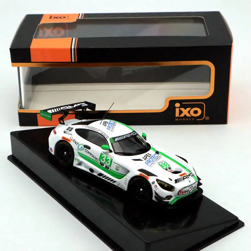 IXO 1:43 Mercedes AMG GT3#33 24 часа в сутки Daytona GTM108 Ограниченная серия коллекции