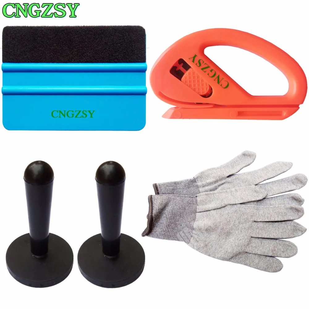 

Vinyl Film Wrap Application Installation Tool Kit Magnet Holder Cutter Gloves Car Squeegee Auto Window Scraper Wrapping Tint K18
