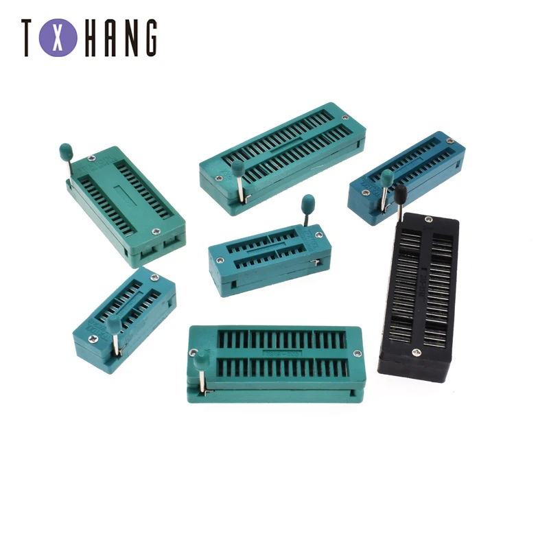 

1PCS 16/20/28/28(WIDE)/32/40/40(BLACK) pin IC Test Universal ZIF Socket Hot