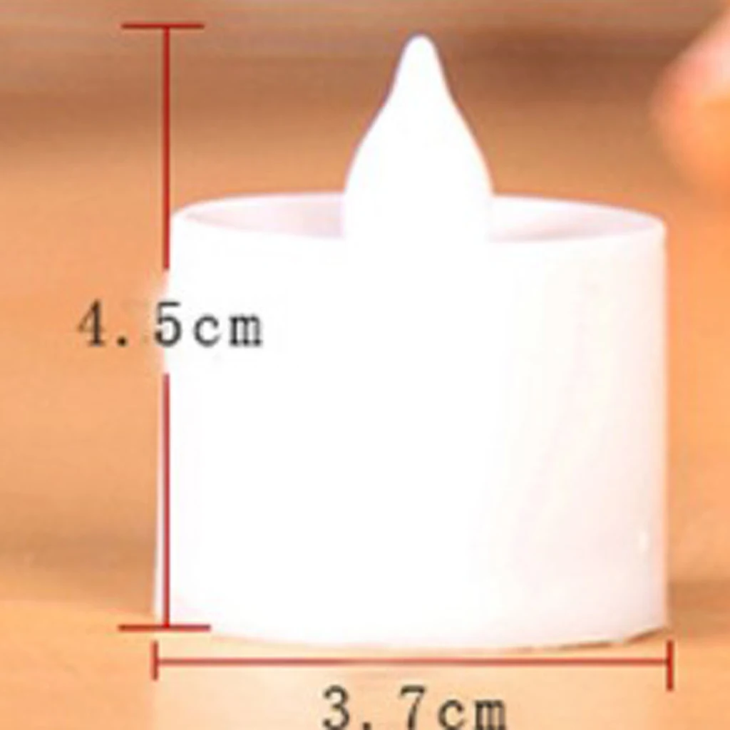 24Pcs Candles LED Tea Light Flameless Flickering Party With Remote Control