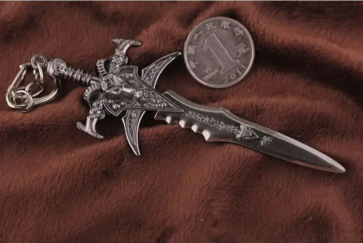 WOW коллекция брелок 12 см модель оружия король лича Frostmourne брелок Орда союз аксессуары ювелирные изделия сувениры Gif