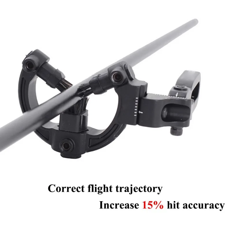 

Metal Professional Adjustable Arrow Rest Capture Brush Right Hand Arrow Rest Hunter for Compound Bow hunting with pack