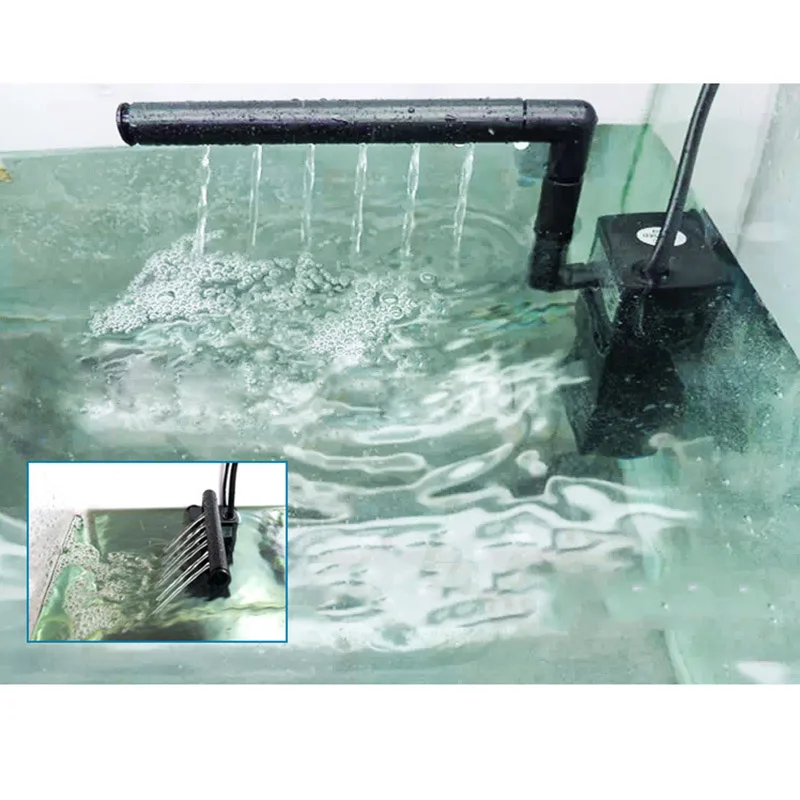 

Aquarium Internal Filter Pump Submersible Vertical 3 In 1 Low Power For Fish Turtle Tank Hot Sale