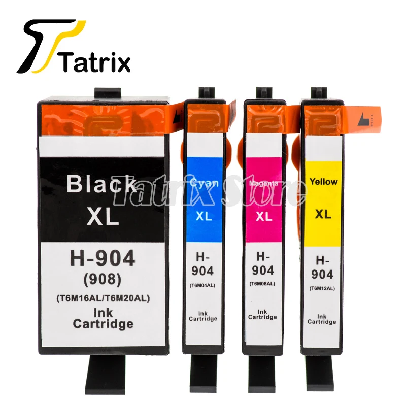 Tatrix novo cartucho de tinta para hp904