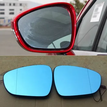 

Ipoboo 2pcs New Power Heated w/Turn Signal Side View Mirror Blue Glasses For Peugeot 308