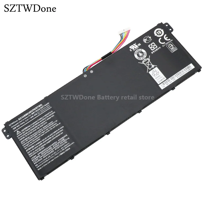 FESTAS Laptop Akku AC14B8K - 48Wh 15.2V Für Acer Aspire, Nitro, Swift Series