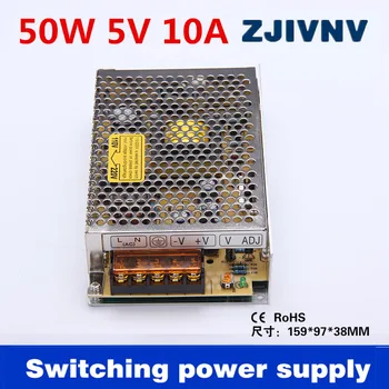 

(S-50-5) 10A 50W AC 100V-240V to DC 5V Switch Power Supply for Led Strip LED display billboard industrial equipment