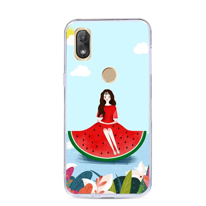 Coque Wiko View 2 go cases silicone funda Wiko View 2 go cover soft TPU flower cute Cartoon Animals case for wiko view 2 go capa