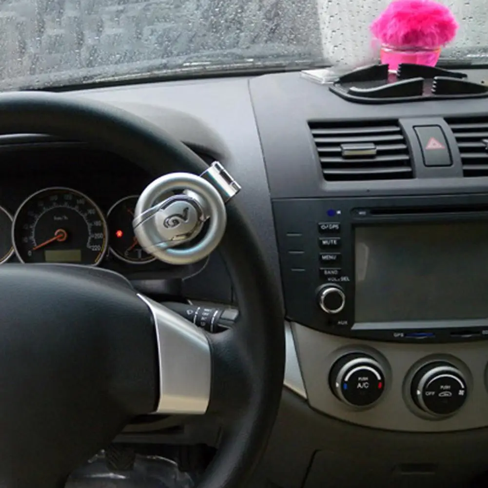 

Universal Stylish Car Steering Wheel Spinner Knob Handle Control Ball Booster