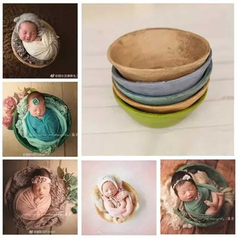 Newborn Baby Photography Basket Props Little Baby Girl Boy Photo Shoot