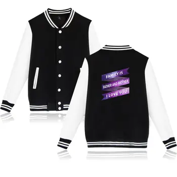 

Family Is Father And Mother I Love You Print Jacket Coat XXS To 4XL Women/men Cool And Fashion Style Baseball Jacket Clothes