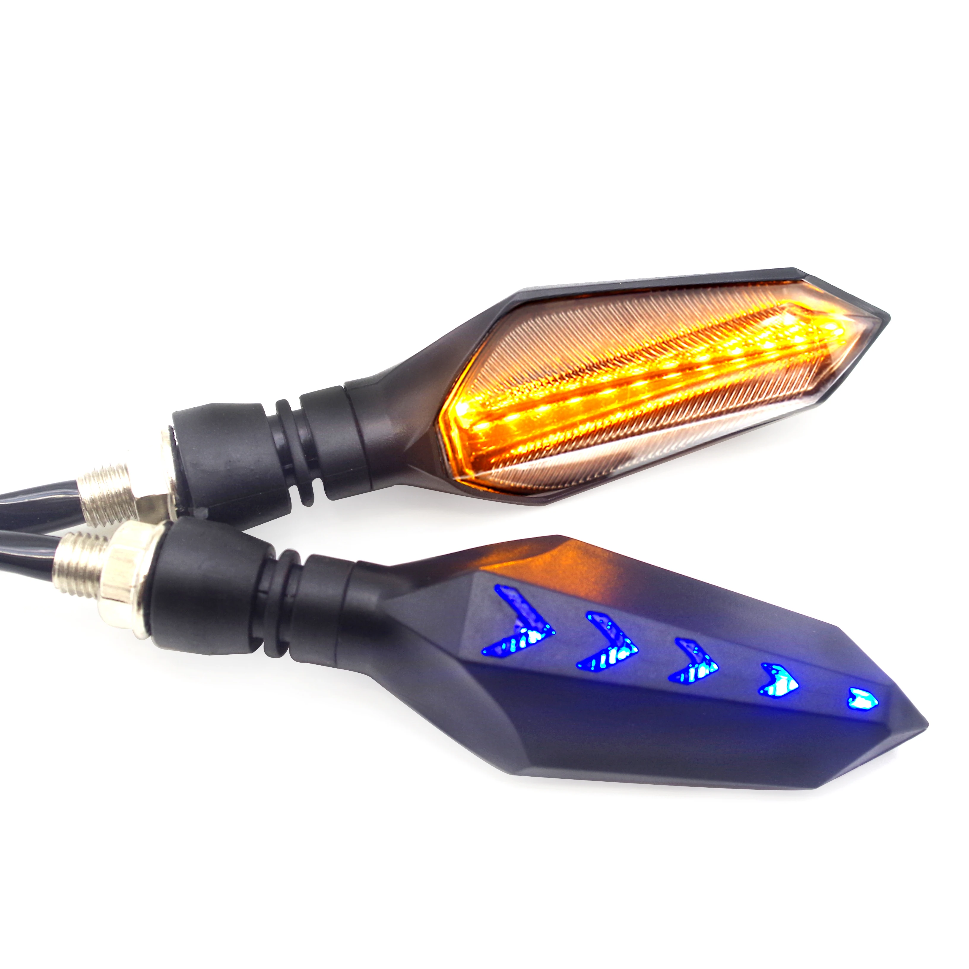 

LED Motorcycle Turn Signal Lights Amber Indicators clignotant moto FOR Honda crf 250l gl 1800 bmw g650gs Yamaha vmax vmax