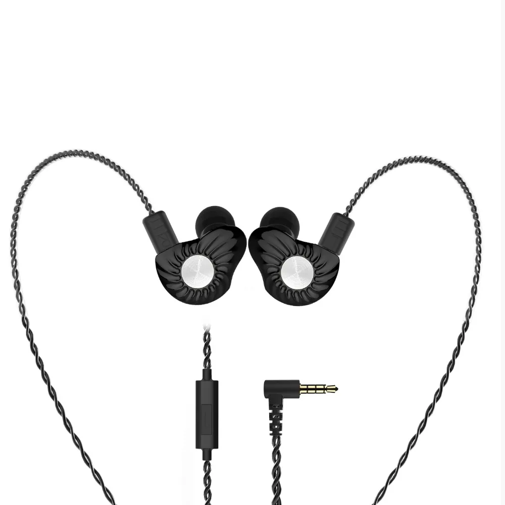 Наушники-вкладыши Revonext RX8 1DD + 1BA гибридные Hi-Fi для бега диджеев спорта |
