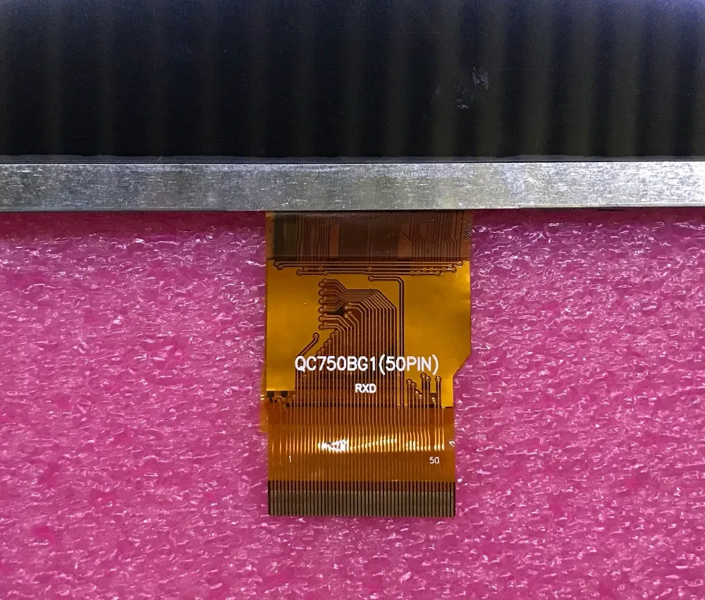 Оригинальный новый 7 дюймовый ЖК дисплей Φ: QC750BG1 (50PIN) 97*165 100*165|7 inch lcd screen|lcd screen