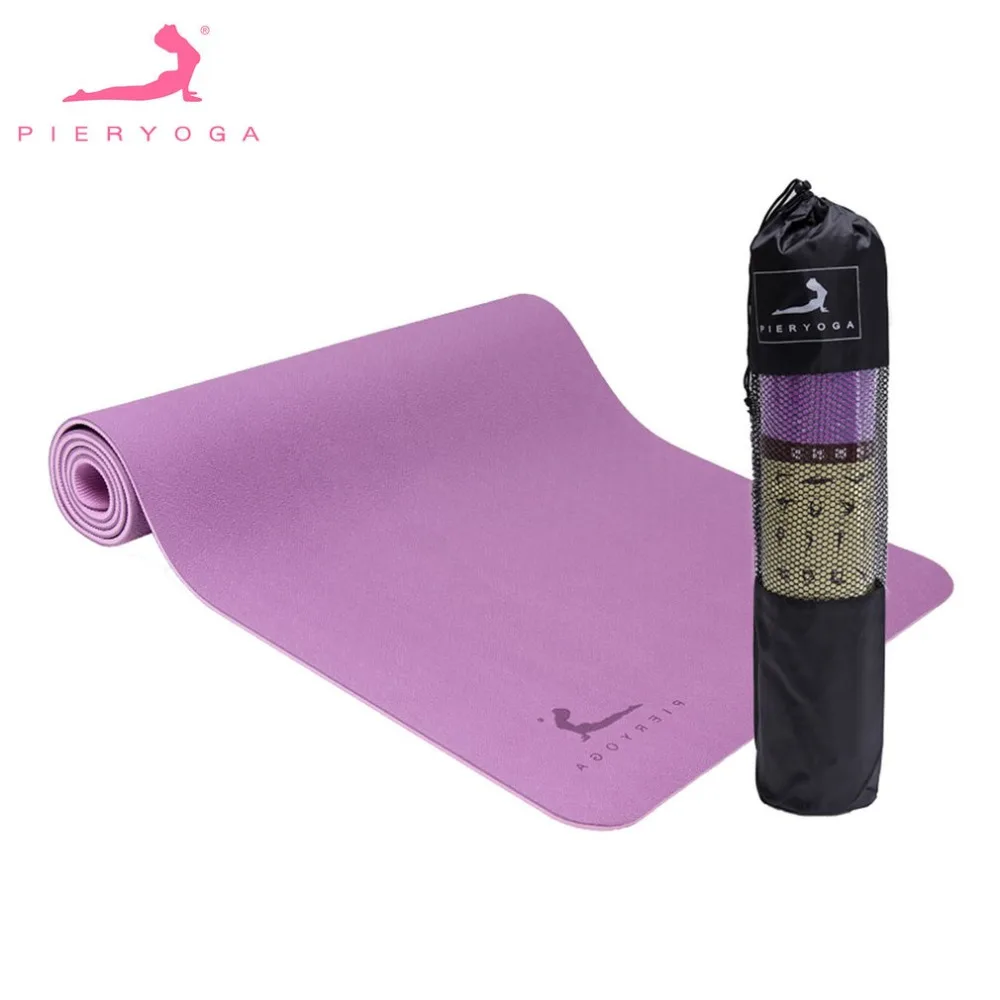 PIERYOGA Thick Double Sided Yoga Mat Good Tenacity Non Slip Gymnastics