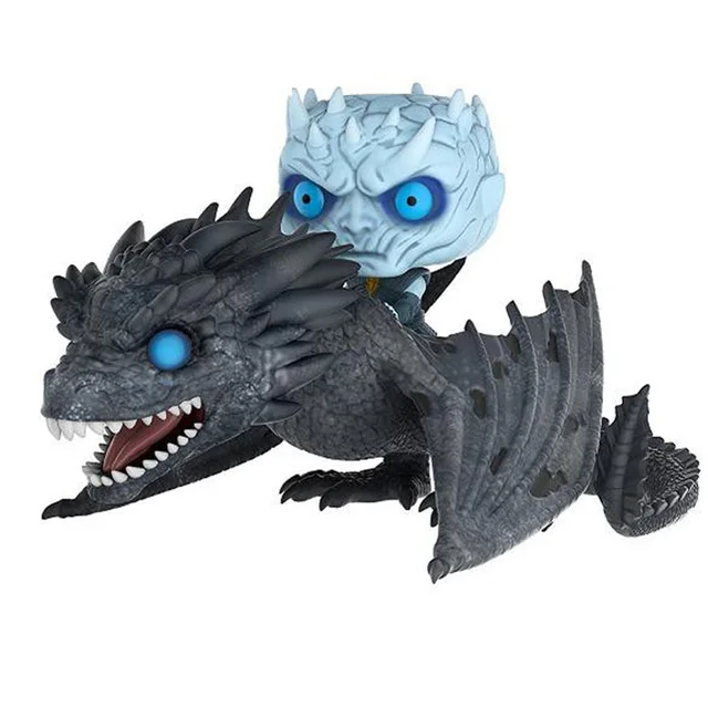 

Game Of Thrones Night King Riding DRAGON POP Action Figure PVC Collection Model Gift