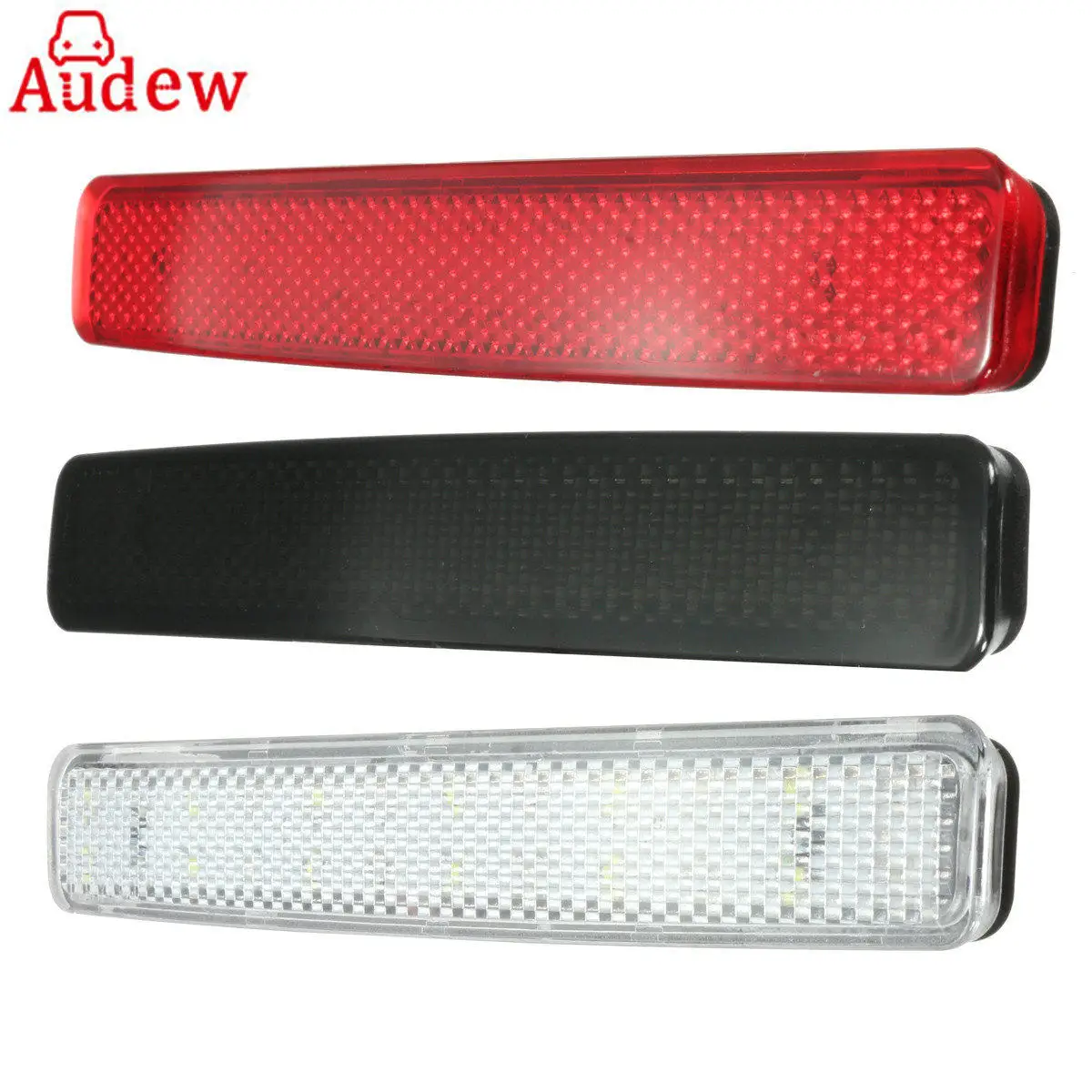 1Pair LED Car Rear Reflectors Bumper Lamp Auto Tail Brake Stop Running