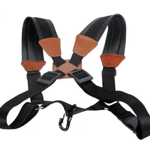 Регулируемый саксофон ремень тенор альт-саксофон двойной плечевой ремень с металлическим крючком