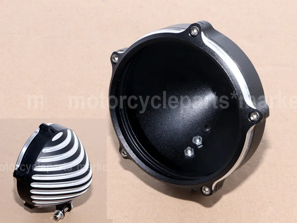 5.75'' Motorcycle Headlight Cover With Bottom Mount Configuration
