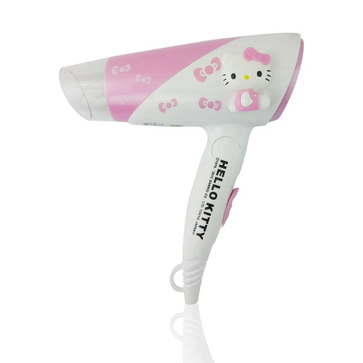 Hello Kitty Cartoons Foldable Handle Hair Dryer Secador De Cabelo Mini  Travel Folding Blow Dryer 1800W|dryer free|dryer whitedryer lint -  AliExpress