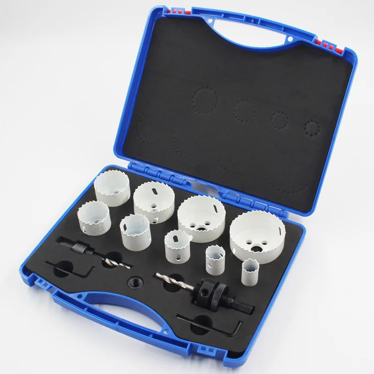 

M42 Bimetal Hole Opener Set Gypsum Board Down Light Pipe Woodworking Hole Opener Hole Set-White
