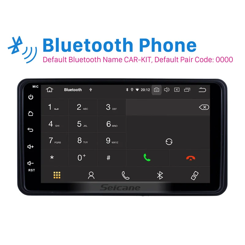 Seicane Android 9.0 7 Inch 8-core RAM 4GB Car Stereo Radio Head Unit GPS Navi Player for 2006-2009 