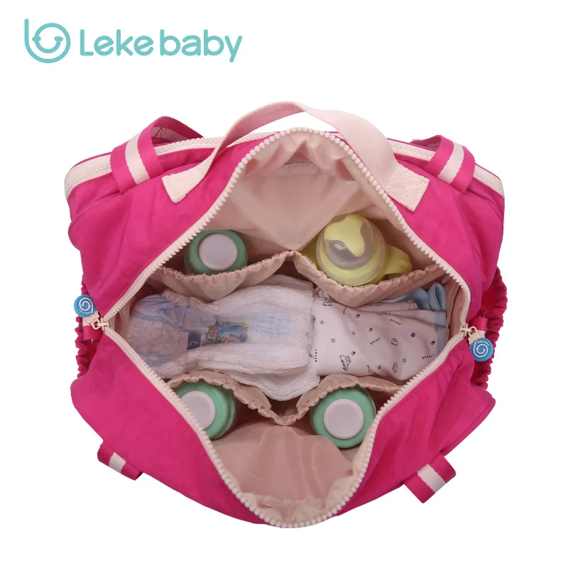 Многофункциональная сумка для мам Lekebaby однотонные сумки подгузников