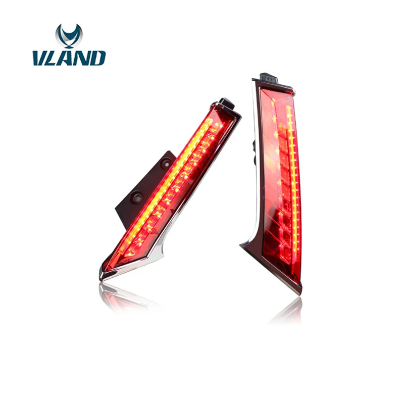 VLAND завод для автомобиля Taillamp для X-светодиодный Trail светодиодный фонарь 2016 2017 X Trail Rouge задний свет с DRL + тормоз + дневные ходовые огни