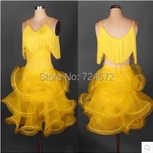 Костюм для латинских танцев, сексуальный пояс-шнур, жилет, платье для латинских танцев, Женский конкурс латиноамериканских танцев, платья