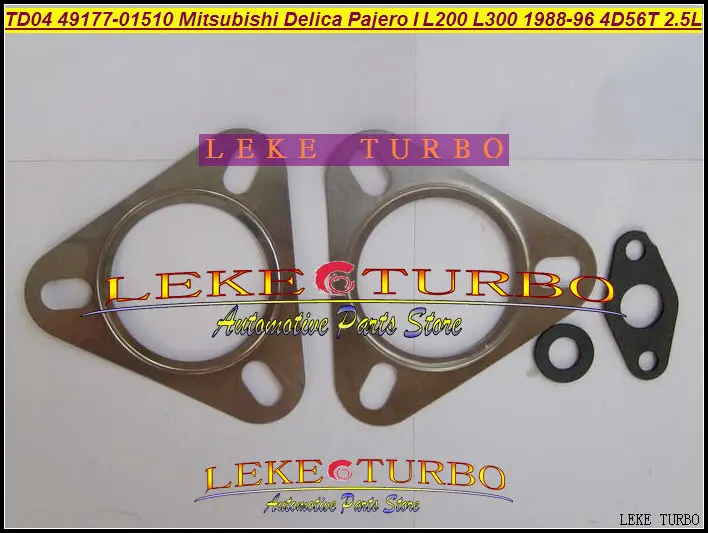 TD04 49177 01510 турбокомпрессор с масляным охлаждением для Mitsubishi SHOGUN Delica Pajero L200 L300 1988 96