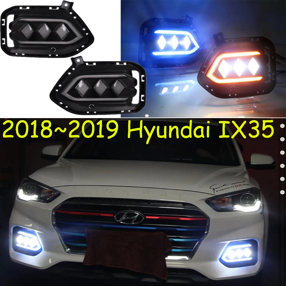 Видео ix35 Дневной светильник 2018 2019 tucson автомобильные аксессуары головной Санта Фе