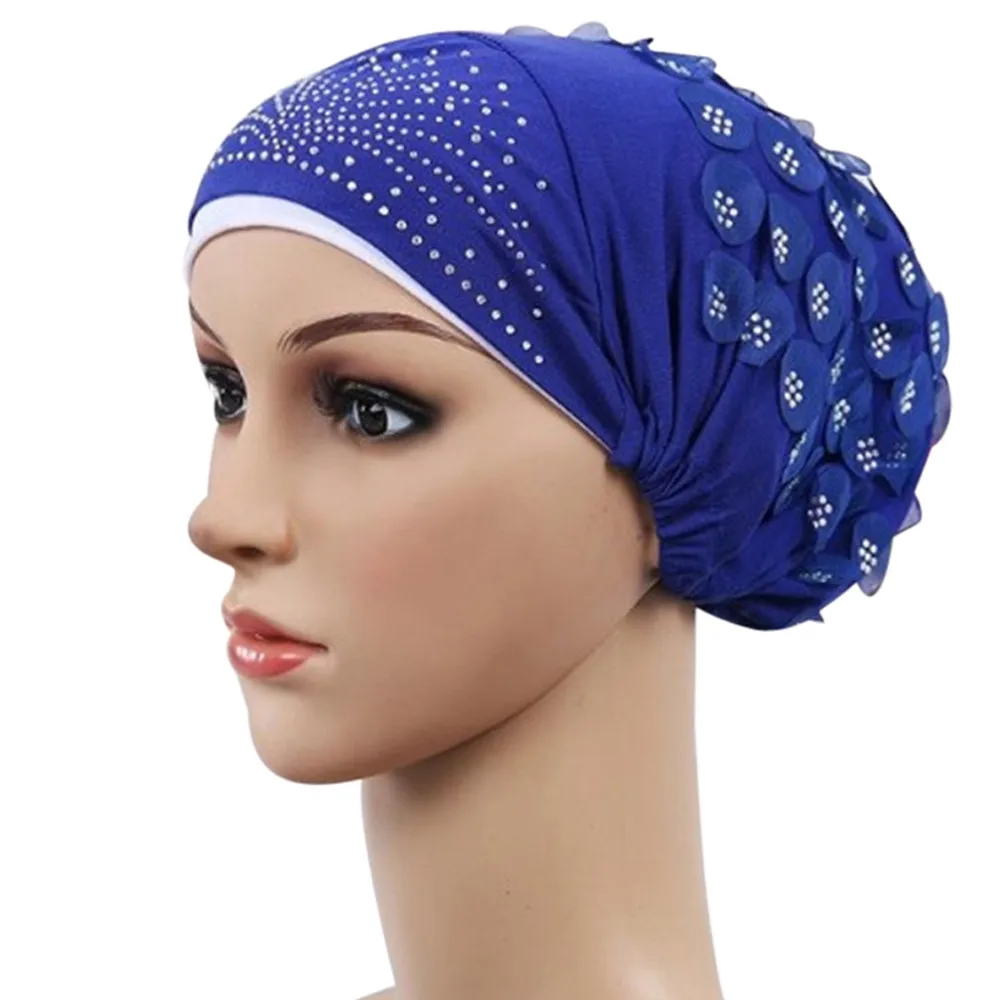 5 Прямая поставка, новинка, горячая мода, Женский мусульманский эластичный тюрбан шапка после химиотерапии, шапка для выпадения волос, головной шарф, шапка хиджиба