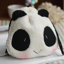 Cute Panda Shape Pouch Wallet Women Carteira Feminina Bag For Camera Fujifilm Polaroid Instax Mini8 90 50 7S 25s Cartoon