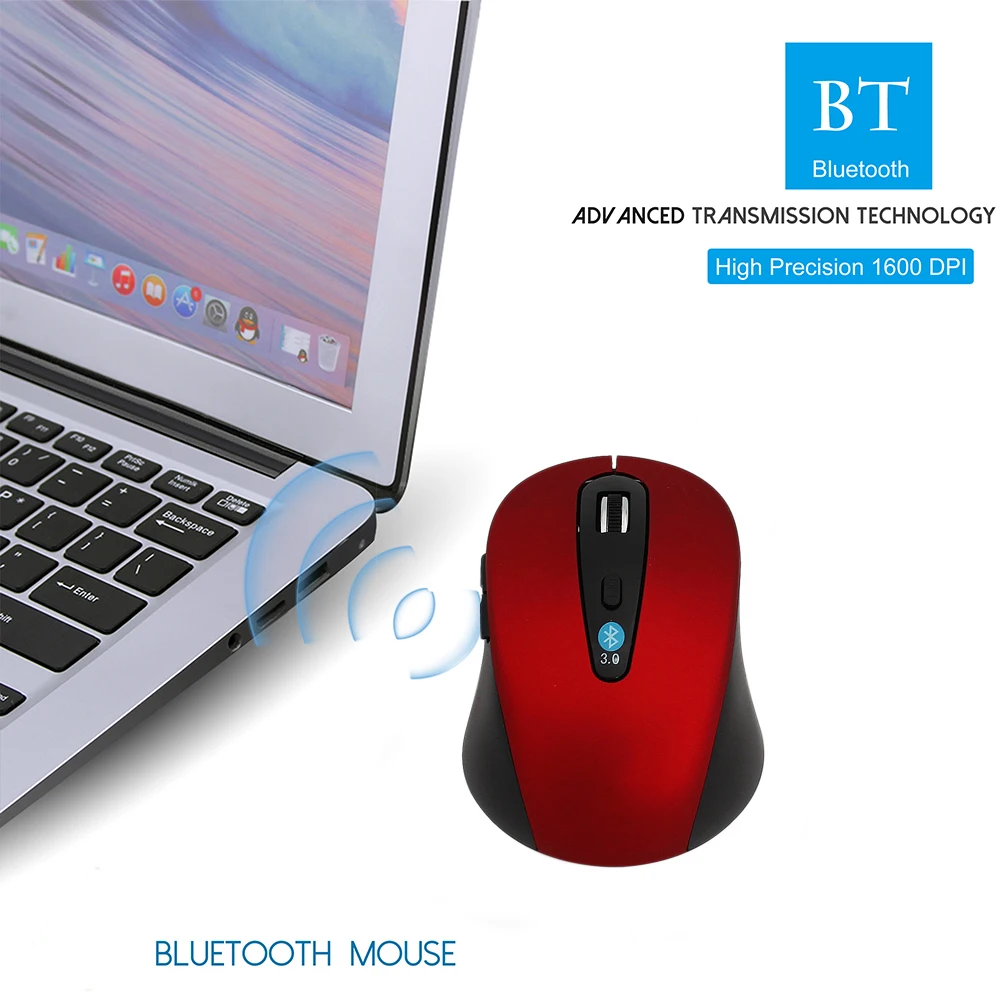 CHUYI Wireless Bluetooth 3.0 Mouse Sem Fio Ergonomic Optical Gaming Mini Mouse 5D BT3.0 Mice Mause For PC Gamer Xiaomi Laptop