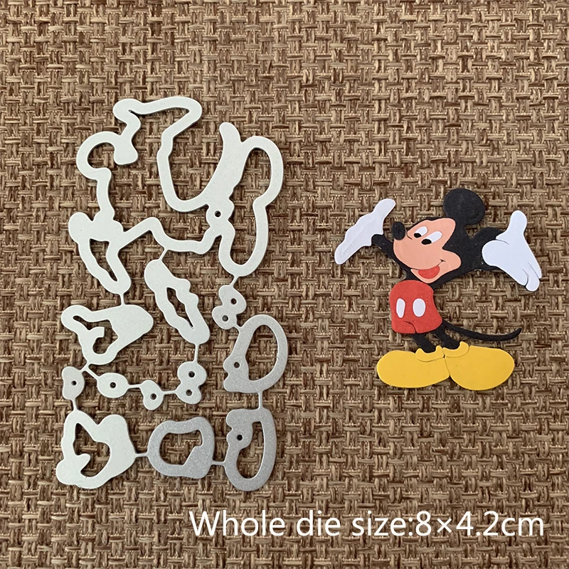 

XLDesign Craft Metal Cutting Dies cut die lovely Mickey Mouse Scrapbooking Paper Card Craft Album DIY Embossing Die Cuts